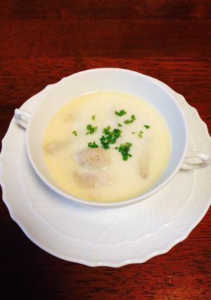 ☆里芋＆鶏肉☆粉チーズ入りミルクスープ-レシピのメイン写真