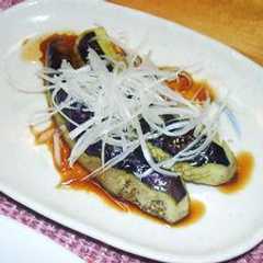 รูปของ 揚げナスのニンニク醤油