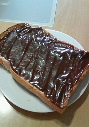 ５分で出来るチョコトースト-レシピのメイン写真