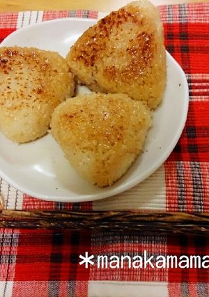 我が家の焼きおにぎり-レシピのメイン写真