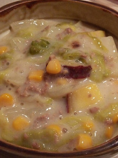 白菜とコーンのクリーム煮-レシピのメイン写真