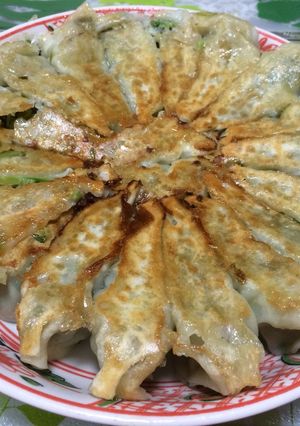 白菜キャベツ青葱ヘルシー♪グリーン餃子-レシピのメイン写真