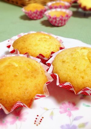 ☆簡単混ぜるだけ！基本のカップケーキ☆-レシピのメイン写真