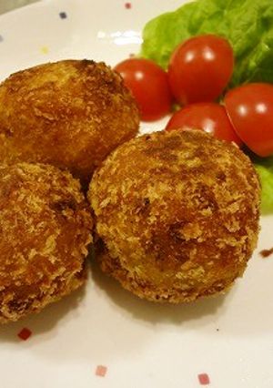 カボチャのまんまるコロッケ♪-レシピのメイン写真