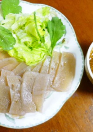 混ぜるだけ☆美味しい刺身こんにゃくタレ-レシピのメイン写真