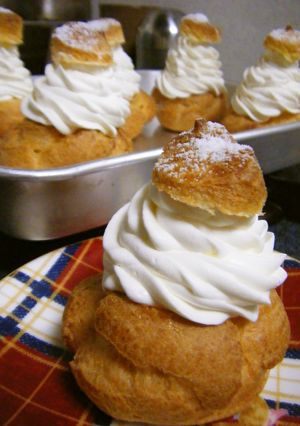 ソフトクリーム風♡シュークリーム-レシピのメイン写真
