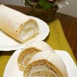 米粉を使った和三盆ロールケーキ