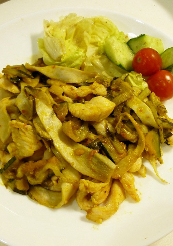 秋野菜の甘辛かぼちゃ炒め-レシピのメイン写真