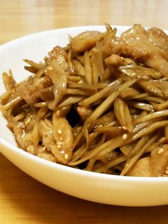 柔らか豚こまとゴボウの甘辛煮☆-レシピのメイン写真