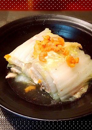 豚肉と白菜のミルフィーユ　干し海老風味-レシピのメイン写真