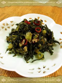 ご飯がすすむ☆簡単!大根葉の甘辛炒め-レシピのメイン写真