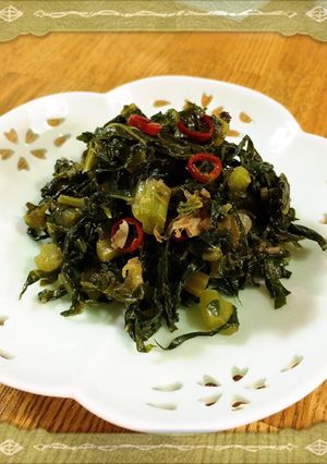 ご飯がすすむ☆簡単！大根葉の甘辛炒め-レシピのメイン写真