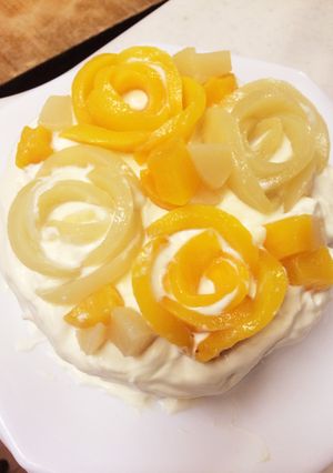 桃のショートケーキ-レシピのメイン写真