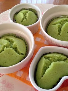 青汁蒸しパン-レシピのメイン写真