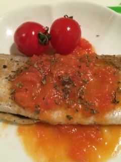 太刀魚のムニエルフレッシュトマトソース-レシピのメイン写真