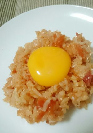 熱々チン♪トマトソースでキムチーリゾット-レシピのメイン写真