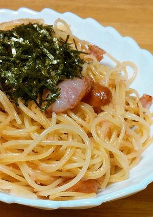 こんがり☆たらこ焼きパスタ-レシピのメイン写真