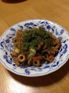 たっぷり!チクワと豚肉のソース焼きそば-レシピのメイン写真