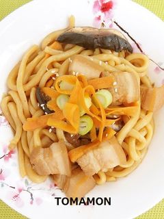 ささっと簡単✿和風しょうゆ焼きうどん-レシピのメイン写真