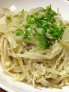☆簡単☆もやしとえのきの鶏がら炒め-レシピのメイン写真