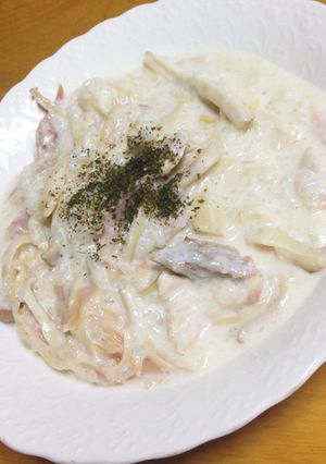 鶏肉とエリンギのクリームリゾット-レシピのメイン写真