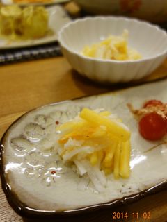 柿と大根のなます♪-レシピのメイン写真