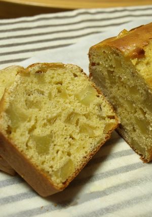さつまいもとリンゴどっさりパウンドケーキ-レシピのメイン写真