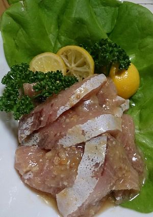 超簡単！余ったお刺身で酢味噌あえ♪-レシピのメイン写真