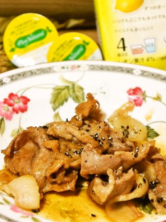 ジンジャーレモンde豚肉のサッパリ炒め-レシピのメイン写真