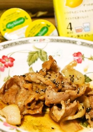 ジンジャーレモンde豚肉のサッパリ炒め-レシピのメイン写真