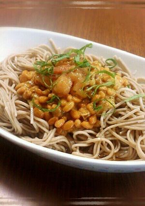 さっぱり♪梅しそ納豆そば-レシピのメイン写真