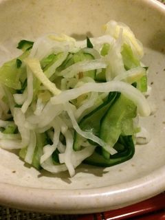 大根ときゅうりの即席お漬物-レシピのメイン写真