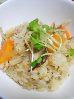 シーチキン炊き込みご飯-レシピのメイン写真