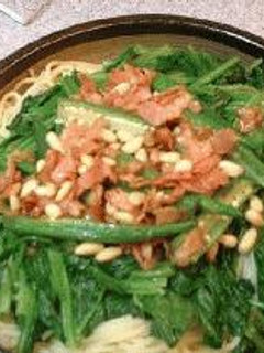 ほうれん草とベーコンのスパゲティ-レシピのメイン写真