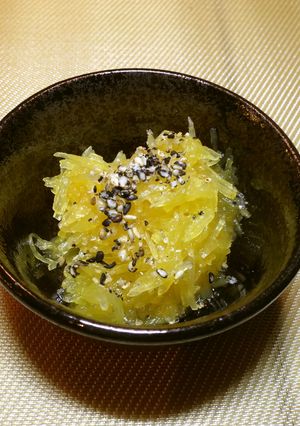 さっぱり☆そうめんかぼちゃの甘酢和え-レシピのメイン写真