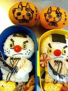 妖怪ウォッチ おにぎり侍 キャラ弁★-レシピのメイン写真