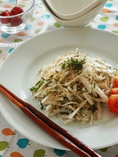 じゃこと紫蘇の大根サラダ-レシピのメイン写真