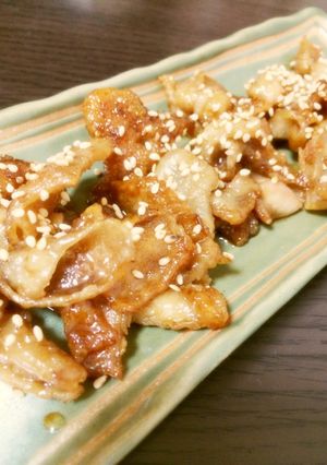 パリっと鶏皮の甘辛〜居酒屋風-レシピのメイン写真