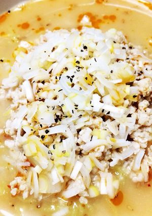 簡単！鶏そぼろと牛乳でまろやか担々麺^^-レシピのメイン写真