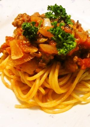 かけるトマトで茄子のスパゲティ-レシピのメイン写真