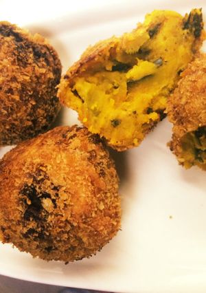 かぼちゃの煮物でリメイクコロッケ！-レシピのメイン写真