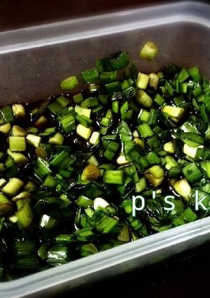ニラ好きの万能調味料！ニラの醤油漬け-レシピのメイン写真