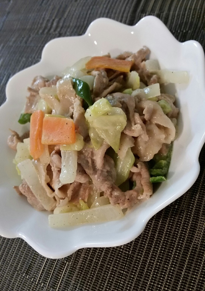 豚肉と野菜のマヨ炒め♡-レシピのメイン写真