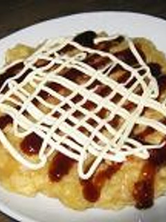 ご飯と鳥皮でお好み焼き-レシピのメイン写真