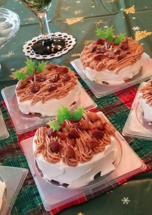★X’masモンブランcake★-レシピのメイン写真