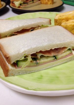 野菜とチーズのサンドイッチ-レシピのメイン写真