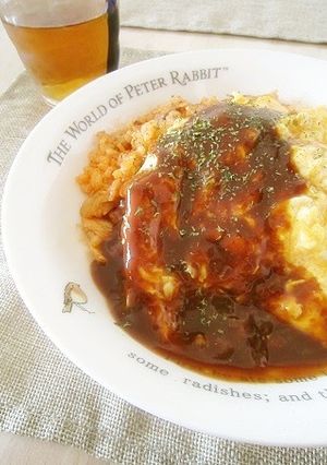 ふわふわのデミグラス de オムライス♪-レシピのメイン写真