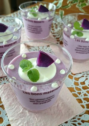 デザートに☆紫芋のチーズムース★薩摩芋も-レシピのメイン写真