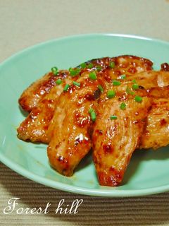 やわらか♪鶏ムネ肉の甘辛マヨ生姜焼き-レシピのメイン写真