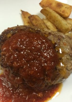 パン粉の代わりにふ、ジューシーハンバーグ-レシピのメイン写真